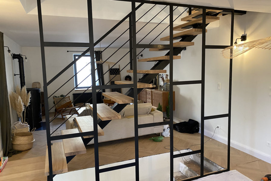 Réalisation escalier Design Atelier Sam et Tino